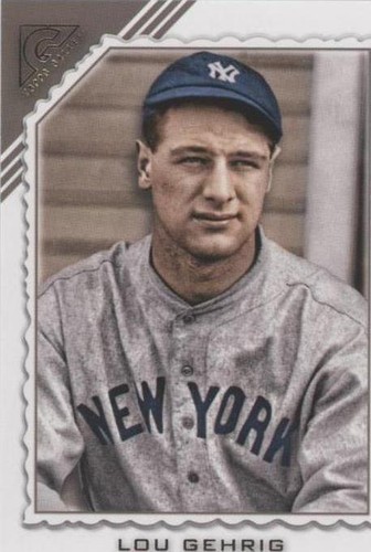 2022 Topps Gallery - Lou Gehrig #110