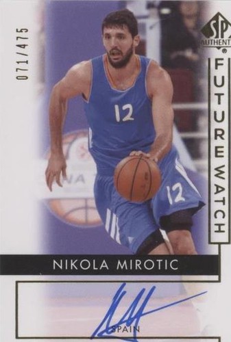 2014-15 SP Authentic - Nikola Mirotic #89