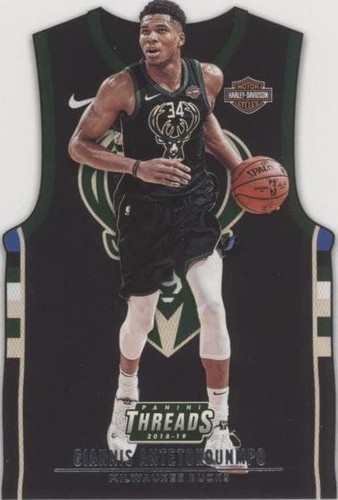 GIANNIS ANTETOKOUNMPO 2018-19 PANINI THREADS PREMIUM #5 SP