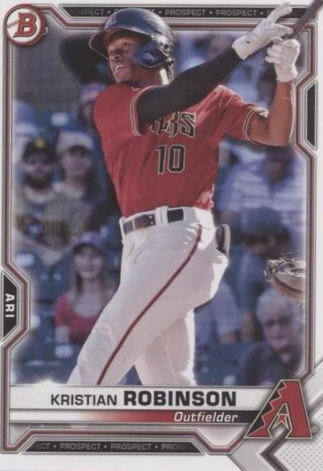 2021 Bowman - Kristian Robinson #BP-136