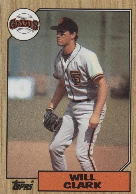 1987 Topps - Will Clark #420