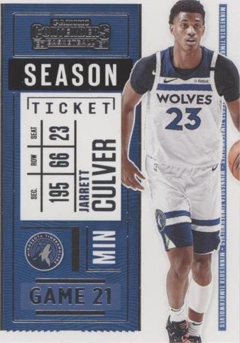 2020-21 Panini Contenders - Jarrett Culver #33