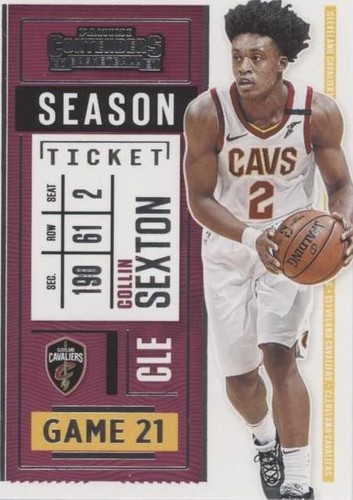 2020-21 Panini Contenders - Collin Sexton #10