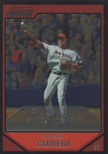 2007 Bowman Chrome - Orlando Cabrera #89