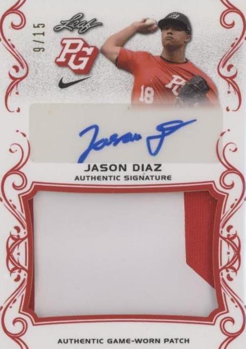2018 Leaf Perfect Game National Showcase - Jason Diaz #PA-JD1