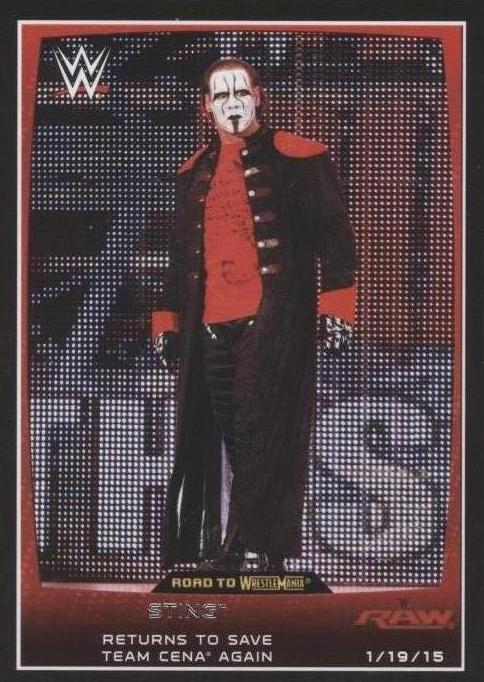 2015 Topps WWE Road to Wrestlemania - Sting #82