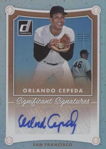 2017 Panini Donruss - Orlando Cepeda #SIG-OC