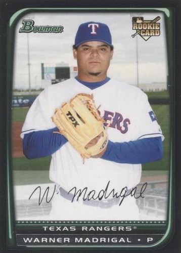 2008 Bowman Draft Picks & Prospects - Warner Madrigal #BDP46