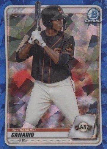 2020 Bowman Chrome Draft Sapphire Edition - Alexander Canario #BD-123