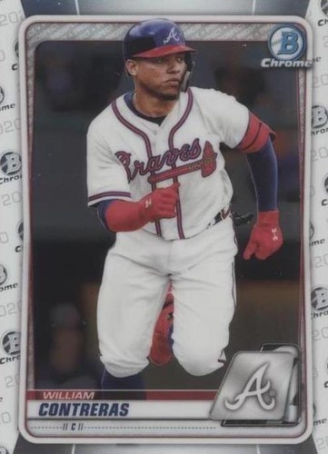 2019 Bowman Chrome William Contreras #BCP-148 Atlanta Braves