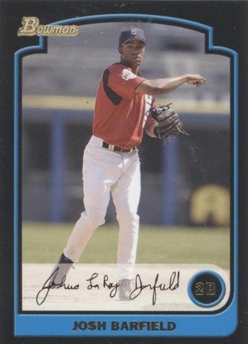 2003 Bowman Draft Picks & Prospects - Josh Barfield #BDP121