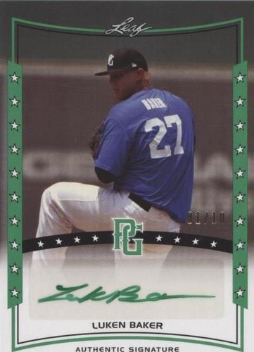 2014 Leaf Perfect Game Showcase - Luken Baker #A-LB1