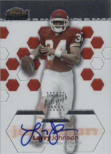 2003 Topps Finest Larry Johnson #125