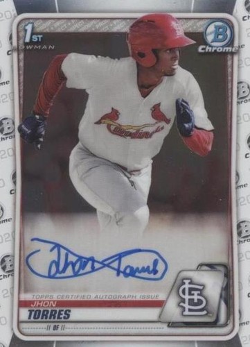 2020 Bowman Chrome - Jhon Torres #CPA-JT