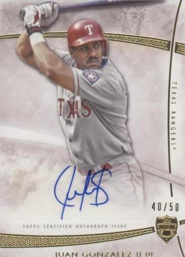 2014 Topps Supreme - Juan González #SA-JG