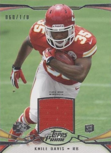 2013 Topps Prime Knile Davis #PR-KD