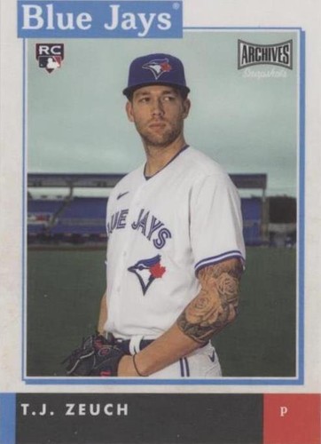 2020 Topps Archives Snapshots - T.J. Zeuch #AS-TZ