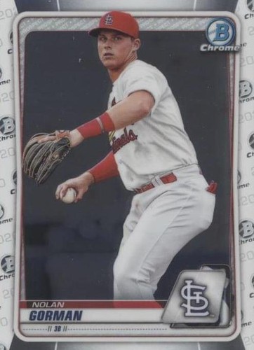 2020 Bowman Chrome - Nolan Gorman #BCP-162
