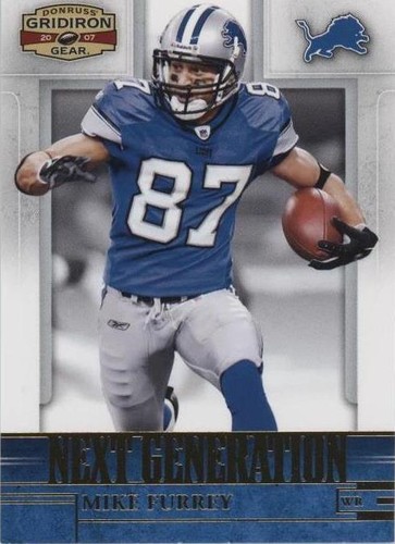 2007 Donruss Gridiron Gear Mike Furrey #NG-24