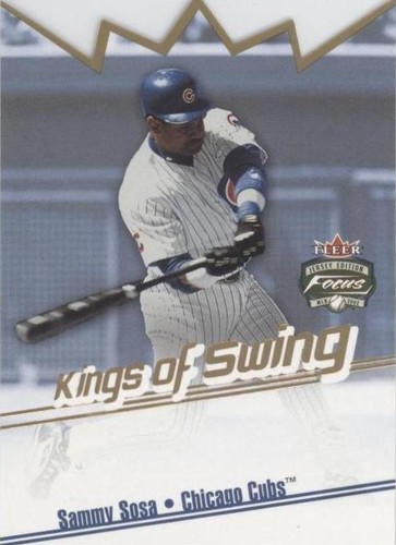 2002 Fleer Focus Jersey Edition - Sammy Sosa #7 KS