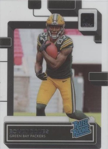 2022 Panini Clearly Donruss Romeo Doubs #85