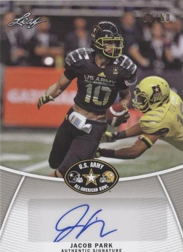 2014 Leaf U.S. Army All-American Bowl Jacob Park #BA-JP1