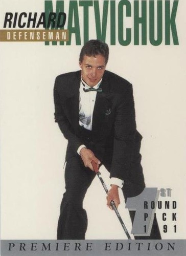 1991 Arena Draft Tuxedo Exclusive Premiere Edition - Richard Matvichuk #6