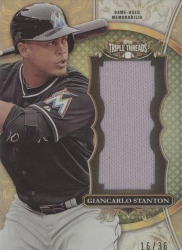 2013 Topps Triple Threads - Giancarlo Stanton #TTUJR-GST1