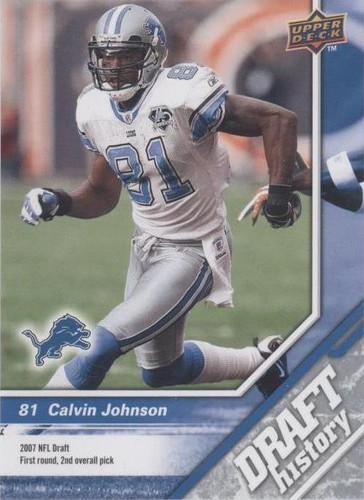 2009 Upper Deck Draft Edition Calvin Johnson #186