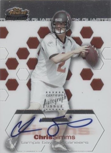2003 Topps Finest Chris Simms #121