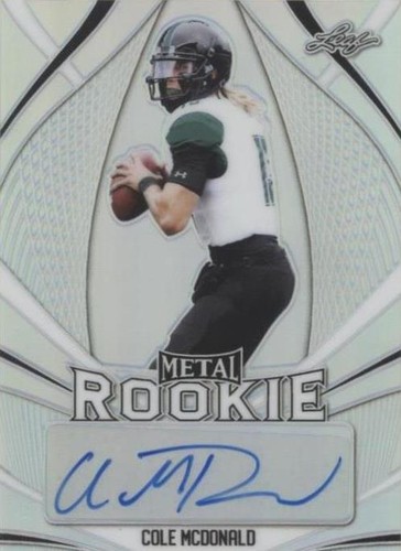 2020 Leaf Metal Rookie Autographs Cole McDonald #MR-CM1