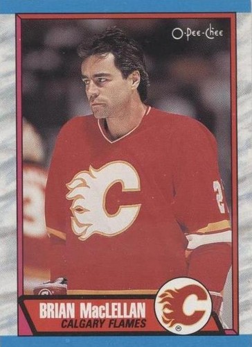 1989-90 O-Pee-Chee - Brian MacLellan #208