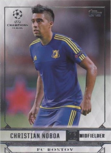 2016-17 Topps UCL Showcase Christian Noboa #91