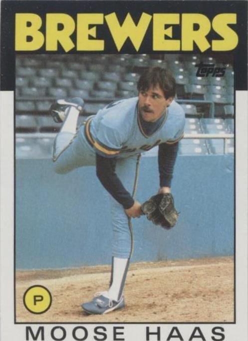 1986 Topps - Moose Haas #759