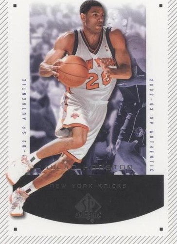 2002-03 SP Authentic - Allan Houston #61