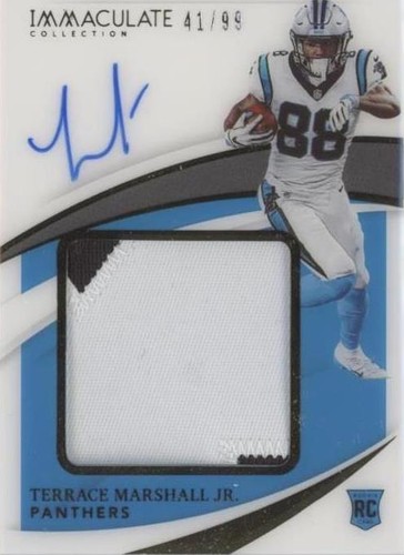 2021 Panini Immaculate Collection Terrace Marshall Jr. #PPA-TM