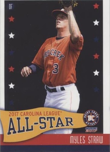2017 Choice Carolina League All-Stars - Myles Straw #31