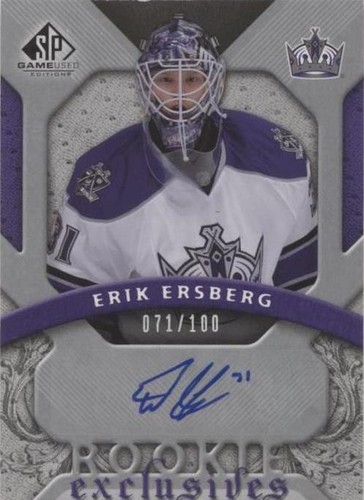 2008-09 SP Game Used Edition - Erik Ersberg #RE-EE