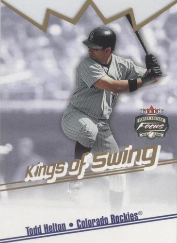 2002 Fleer Focus Jersey Edition - Todd Helton #4 KS