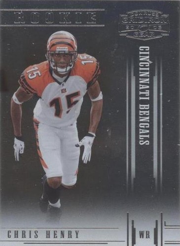 2005 Donruss Gridiron Gear Chris Henry #130