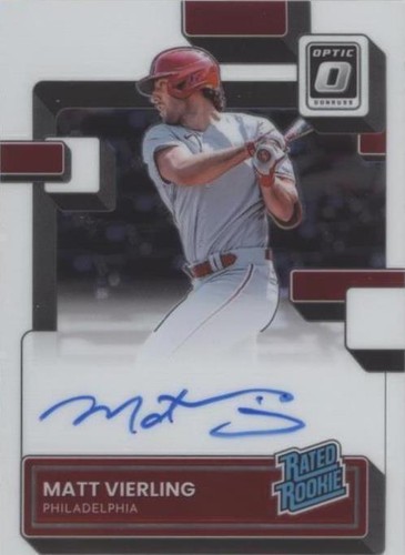 2022 Panini Donruss Optic - Matt Vierling #RRS-MV