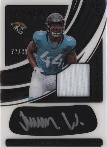 2022 Panini Immaculate Collection Travon Walker #REB-TWA