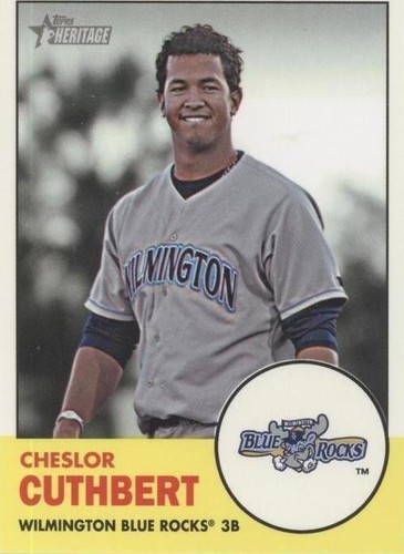 2012 Topps Heritage Minor League Edition - Cheslor Cuthbert #157