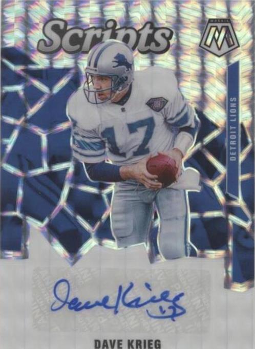 2020 Panini Mosaic Dave Krieg #S12