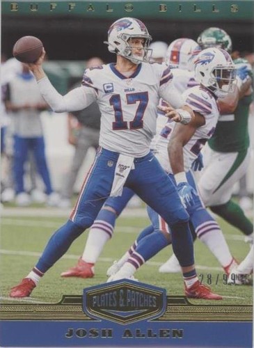 2019 Panini Plates & Patches Josh Allen #13