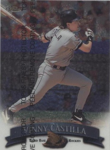 1998 Topps Finest - Vinny Castilla #102