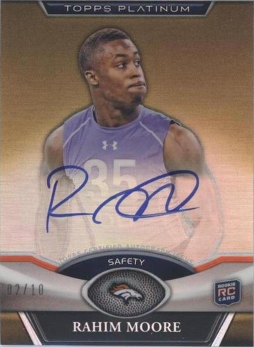 2011 Topps Platinum Rahim Moore #124