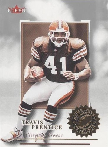 2001 Fleer Authority Travis Prentice #75