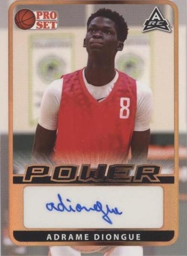 2021-22 Leaf Pro Set Power - Adrame Diongue #BA-AD1