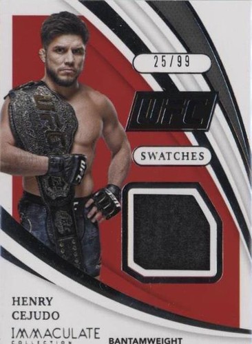 2021 Panini Immaculate Collection UFC - Henry Cejudo #S-HCJ